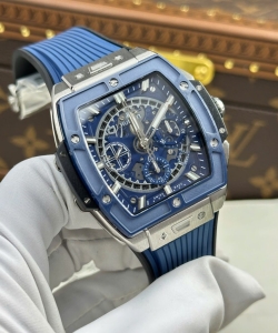 hublot spirit of big bang titanium bezel blue 42mm